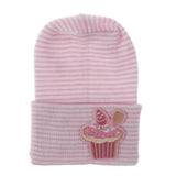 Big Bows Hospital Chiffon Newborn Hats Knitted Soft New Born Nursing Beanie Hat Photo Props Newborn Accessories for 0-6M Girls