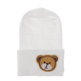 Big Bows Hospital Chiffon Newborn Hats Knitted Soft New Born Nursing Beanie Hat Photo Props Newborn Accessories for 0-6M Girls