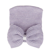 Big Bows Hospital Chiffon Newborn Hats Knitted Soft New Born Nursing Beanie Hat Photo Props Newborn Accessories for 0-6M Girls