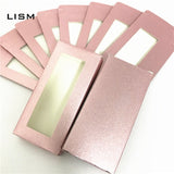 Wholesale10set 50pcs Packing box for eyelash blank eyelashes package Multicolor paper box  Eyelashes DIYflash packing box makeup