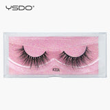 YSDO 1 pair 3D Mink Eyelashes Cruelty free Lashes Makeup Dramatic False Eye Lashes Fluffy Full Strip Thick Mink Lashes Faux Cils
