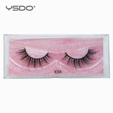 YSDO 1 pair 3D Mink Eyelashes Cruelty free Lashes Makeup Dramatic False Eye Lashes Fluffy Full Strip Thick Mink Lashes Faux Cils