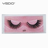 YSDO 1 pair 3D Mink Eyelashes Cruelty free Lashes Makeup Dramatic False Eye Lashes Fluffy Full Strip Thick Mink Lashes Faux Cils