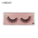 YSDO 1 pair 3D Mink Eyelashes Cruelty free Lashes Makeup Dramatic False Eye Lashes Fluffy Full Strip Thick Mink Lashes Faux Cils