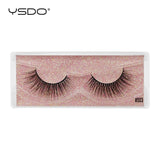YSDO 1 pair 3D Mink Eyelashes Cruelty free Lashes Makeup Dramatic False Eye Lashes Fluffy Full Strip Thick Mink Lashes Faux Cils