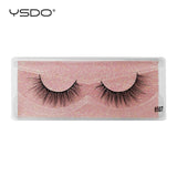 YSDO 1 pair 3D Mink Eyelashes Cruelty free Lashes Makeup Dramatic False Eye Lashes Fluffy Full Strip Thick Mink Lashes Faux Cils