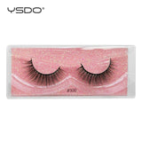 YSDO 1 pair 3D Mink Eyelashes Cruelty free Lashes Makeup Dramatic False Eye Lashes Fluffy Full Strip Thick Mink Lashes Faux Cils