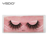 YSDO 1 pair 3D Mink Eyelashes Cruelty free Lashes Makeup Dramatic False Eye Lashes Fluffy Full Strip Thick Mink Lashes Faux Cils