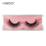 YSDO 1 pair 3D Mink Eyelashes Cruelty free Lashes Makeup Dramatic False Eye Lashes Fluffy Full Strip Thick Mink Lashes Faux Cils