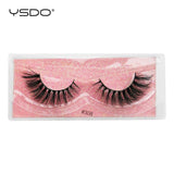 YSDO 1 pair 3D Mink Eyelashes Cruelty free Lashes Makeup Dramatic False Eye Lashes Fluffy Full Strip Thick Mink Lashes Faux Cils