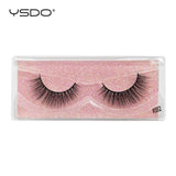 YSDO 1 pair 3D Mink Eyelashes Cruelty free Lashes Makeup Dramatic False Eye Lashes Fluffy Full Strip Thick Mink Lashes Faux Cils