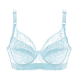 Hot Full cup thin underwear small bra plus size wireless adjustable lace Women's bra breast cover B C D cup Large size Lace Bras