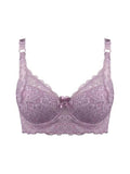 Hot Full cup thin underwear small bra plus size wireless adjustable lace Women's bra breast cover B C D cup Large size Lace Bras