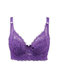 Hot Full cup thin underwear small bra plus size wireless adjustable lace Women's bra breast cover B C D cup Large size Lace Bras