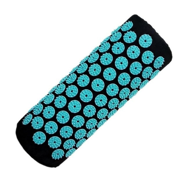 Massager Cushion Mat Yoga Mat Acupressure Relieve Back Relieve Body Pain Spike Mat Acupuncture Massage Mat with Pillow
