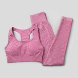 3Pcs Seamless Yoga Set Gym Fitness Clothing Women Yoga Suit Sportswear Female Workout Leggings Top Sport Clothes Training Tights