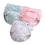 New 6Layers Crotch Baby Diapers Reusable Training Pants  Washable Cloth Nappy Diaper Waterproof Cotton Potty Panties  Underwear