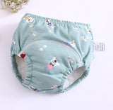 New 6Layers Crotch Baby Diapers Reusable Training Pants  Washable Cloth Nappy Diaper Waterproof Cotton Potty Panties  Underwear