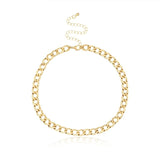 Fashion Link Chain Choker Necklace For Women  Charm Necklace Collares  Jewelry XL066