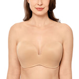 Women Silicone Bands Strapless Seamless Lift Ultimate Bra