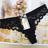 2020 Women Breathable Low Rise Hollow Lace Panties Underwear Thong G-String Sexy Briefs Lingerie Female Underwear