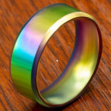 8mm Stainless Steel Ring Men High Quality Fashion Jewelry Ring Men Titanium Black