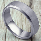 8mm Stainless Steel Ring Men High Quality Fashion Jewelry Ring Men Titanium Black