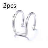 5Pcs/Set Ear Cuff Gold Leaves Non-Piercing Ear Clips Fake Cartilage Earring Jewelry For Women Men Wholesale gifts