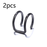 5Pcs/Set Ear Cuff Gold Leaves Non-Piercing Ear Clips Fake Cartilage Earring Jewelry For Women Men Wholesale gifts