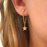 5Pcs/Set Ear Cuff Gold Leaves Non-Piercing Ear Clips Fake Cartilage Earring Jewelry For Women Men Wholesale gifts