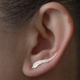 5Pcs/Set Ear Cuff Gold Leaves Non-Piercing Ear Clips Fake Cartilage Earring Jewelry For Women Men Wholesale gifts