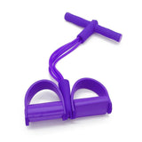 4 Tube Fitness Elastic Pull Rope Foot Pedal Body Slim Yoga Resistance Bands Workout Latex bands Sport Exercise Fitness Equipment