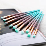 FLD 20Pcs Professional Eyelash Makeup Brushes Set Eye Shadow Brush Eyebrow Brush Foundation Mascara Brushes Cosmetic Tools Kits