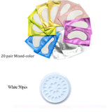 Wholesale Glue Gasket Eyelash glue holder Adhesive Pallet Eyelash Extension glue pads stand on eyelash plastic makeup tools