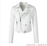 New Arrival 2020 brand Winter Autumn Motorcycle leather jackets yellow leather jacket women leather coat  slim PU jacket Leather