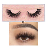 Visofree Mink Eyelashes 100% Cruelty free Handmade 3D Mink Lashes Full Strip Lashes Soft False Eyelashes Makeup  Lashes E11