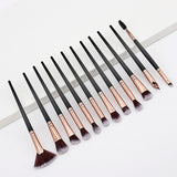 Makeup Brushes Set 1-12pcs Eye Shadow Blending Eyeliner Eyelash Eyebrow Make up Brushes Professional Eyeshadow Brushes wholesale