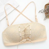Wedding Dress Push Up Lace Invisible Bra Backless Brassiere Sexy Women Lingerie Strapless Bra