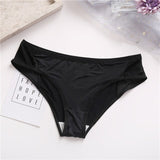 Fashion Summer Women Sexy Briefs Underwear Hollow Breathable Female Underpants Solid Color Intimate Lingerie Woman Panties M-XL