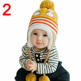Toddler Kids Baby Boy Girl Winter Warm Knitted Crochet Earflap Beanie Hat Cap Wool Cute Penguin 2020 New Design Kids Hats