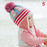 Toddler Kids Baby Boy Girl Winter Warm Knitted Crochet Earflap Beanie Hat Cap Wool Cute Penguin 2020 New Design Kids Hats