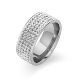 New Trendy Crystal Engagement Claws Design Hot Sale Rings For Women AAA White Zircon Cubic elegant rings Female Wedding jewerly