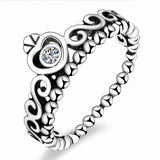 New Trendy Crystal Engagement Claws Design Hot Sale Rings For Women AAA White Zircon Cubic elegant rings Female Wedding jewerly