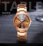 2020 WLISTH New Luxury Gold Watch Lady Men Lover Stainless Steel Quartz Waterproof Male Wristwatches for men Analog Auto date cl