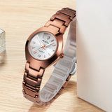 2020 WLISTH New Luxury Gold Watch Lady Men Lover Stainless Steel Quartz Waterproof Male Wristwatches for men Analog Auto date cl