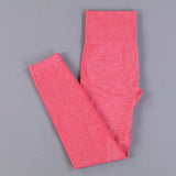 Women 2pcs Seamless Yoga Set Sport Suit Gymwear Workout Clothes Long Sleeve Gym Crop Top High Waist Leggings Fitness Sports Wear
