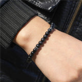 New 3Pc/Sets Micro Pave CZ 8mm Disco Ball & Bar Charms Bracelets Sets 6mm Matte Beads Stone Bracelet Men Women Jewelry bileklik