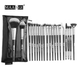 MAANGE Makeup brushes set professional with Natural Hair Foundation Powder Eyeshadow Make up Brush Blush 6pcs-20pcs