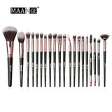 MAANGE Makeup brushes set professional with Natural Hair Foundation Powder Eyeshadow Make up Brush Blush 6pcs-20pcs