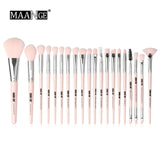 MAANGE Makeup brushes set professional with Natural Hair Foundation Powder Eyeshadow Make up Brush Blush 6pcs-20pcs